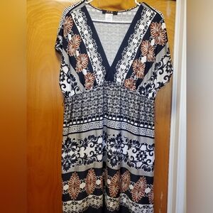 JFW Just For Wraps Dress V-Neck Size XL